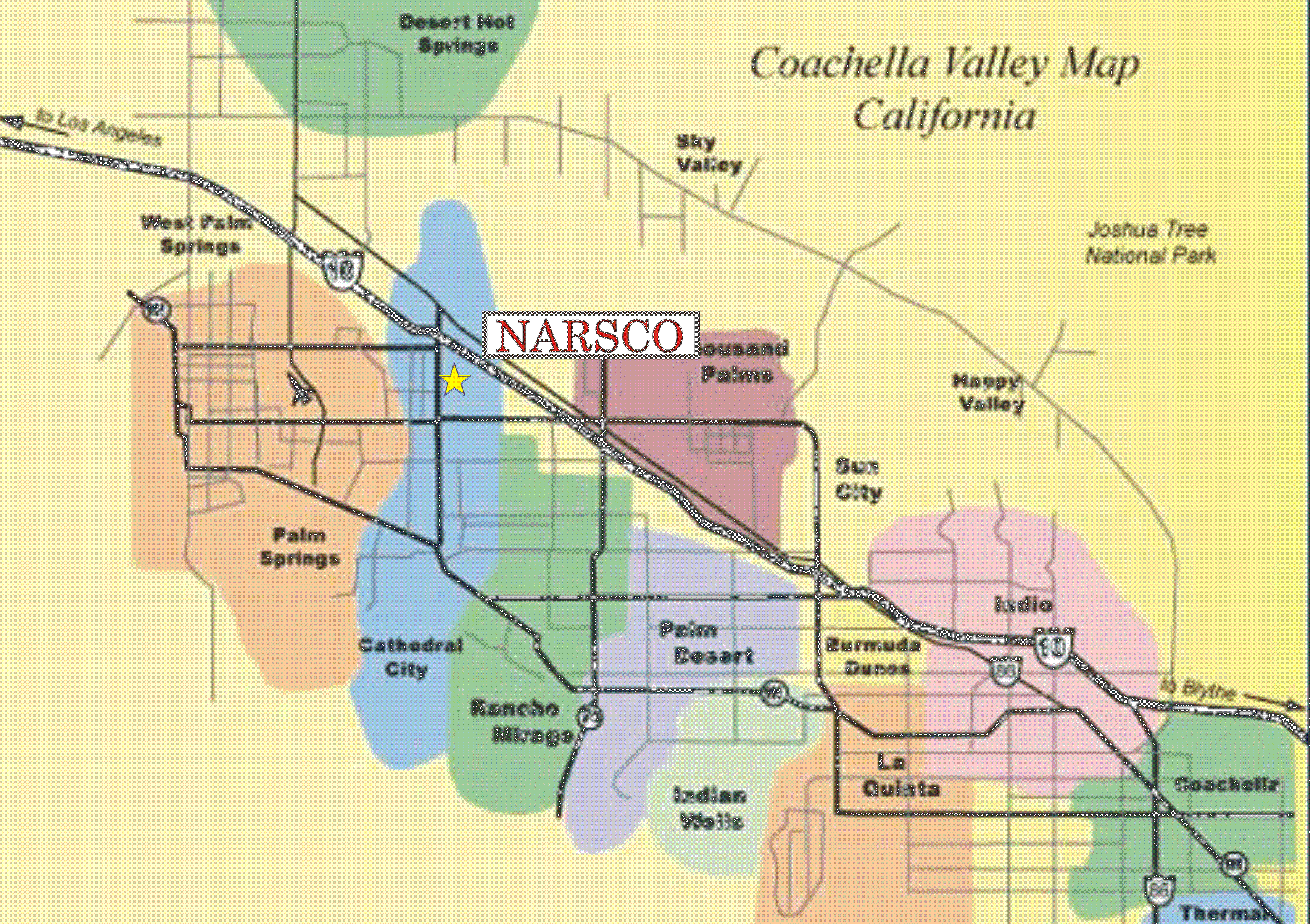 NARSCO location map